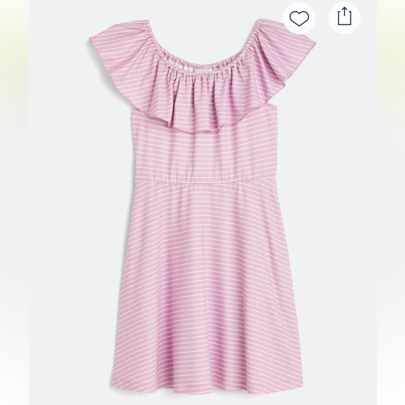 social academy Other - Charming Pink Striped Kids Dress